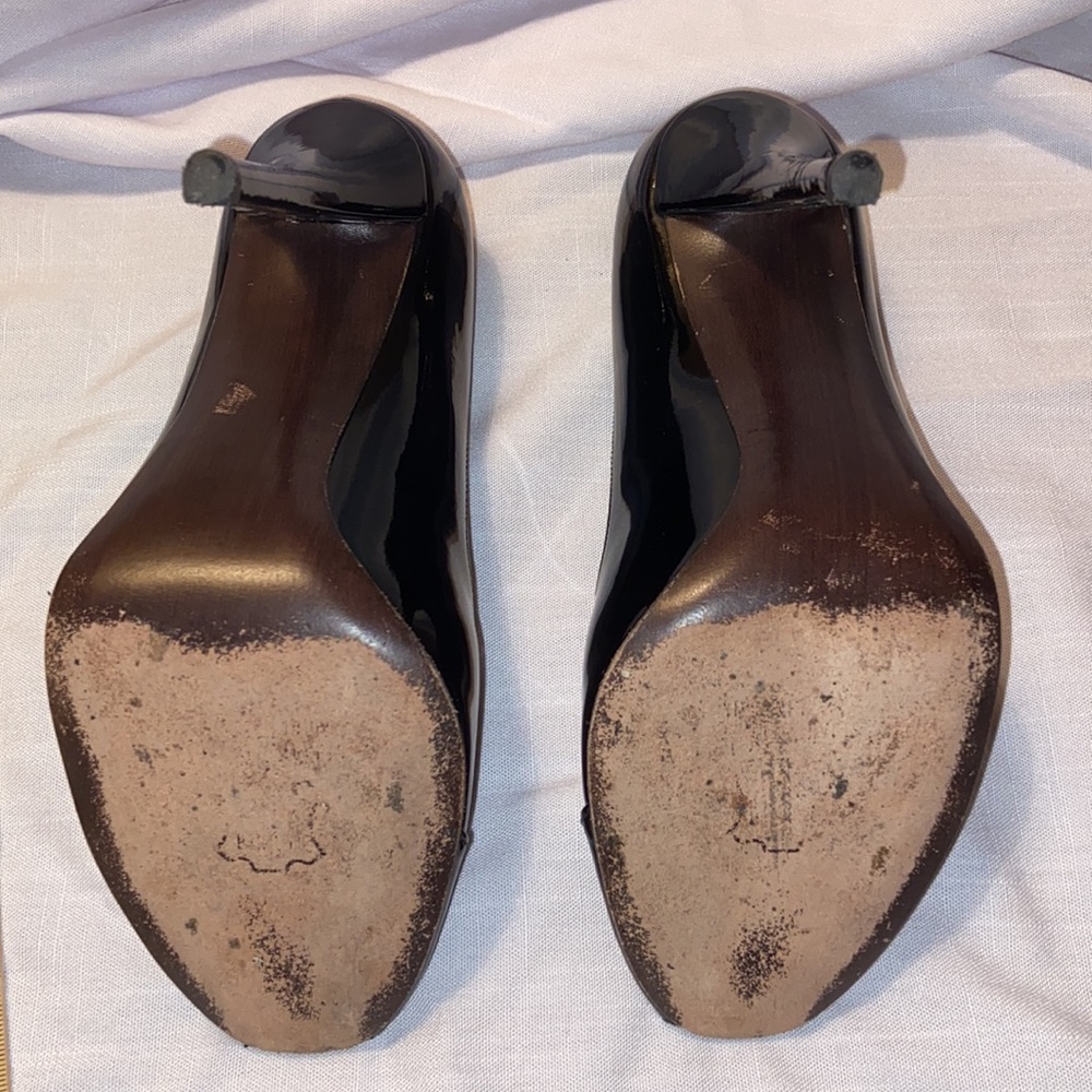 Stuart Weitzman Sashay Black Soft Patent In M 7.5 - image 5